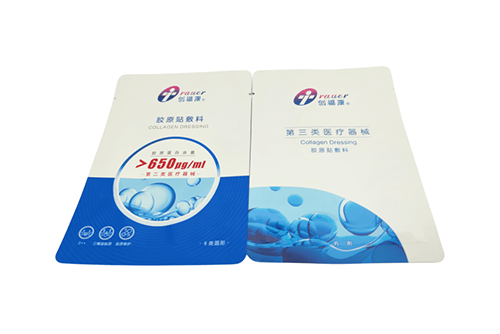 3 side seal pouch for facial mask
